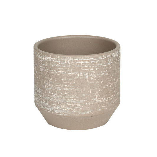 Bento Vas Ceramic Gri 14X13Cm