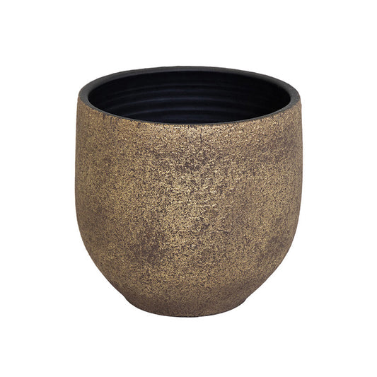 Puro Oală Ceramică Aurie 20X19Cm