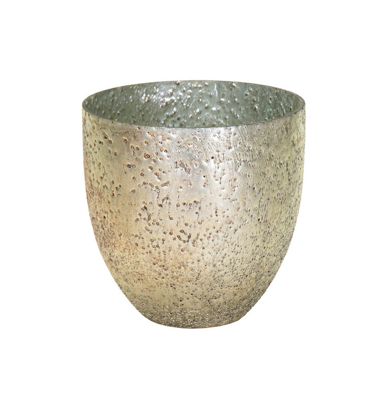 Marhaba Pahar De Sticlă Clasic Argintiu 20X20Cm