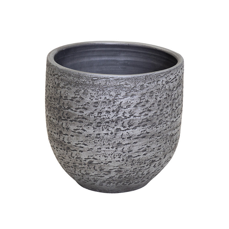 Puro Vas Ceramic Argintiu 15X14Cm