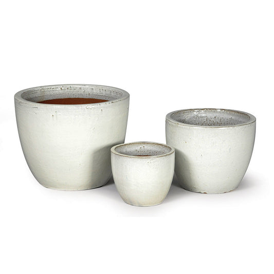 Sydney Classic Set Ghiveci Ceramic Alb 22X21-38X32Cm S3