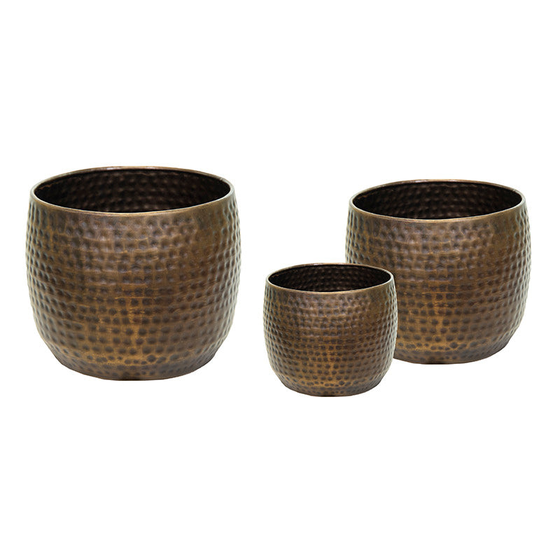 Nerja Classic Set Oală Metalică Cupru 29X22-52X41Cm S/3