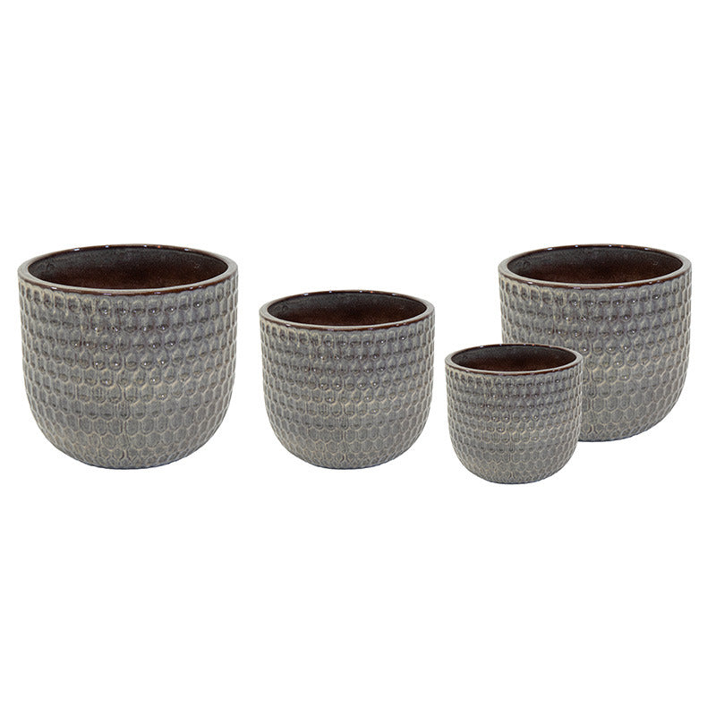 Noble Facet Classic Set Suport Pentru Plante Din Ceramică Macchiato 30X27-58X51Cm S4