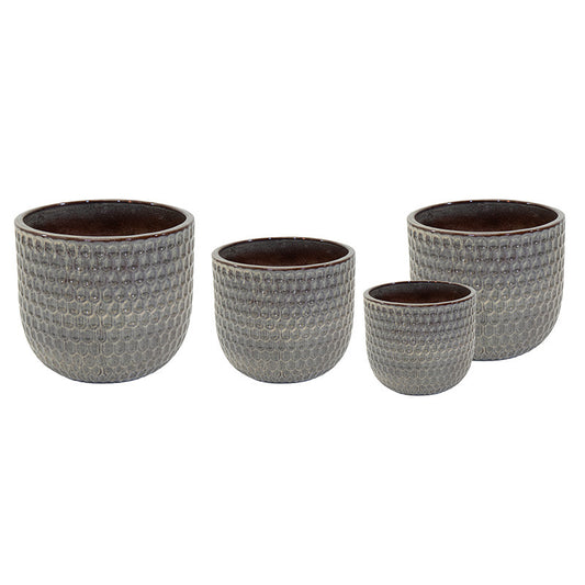 Noble Facet Classic Set Suport Pentru Plante Din Ceramică Macchiato 30X27-58X51Cm S4