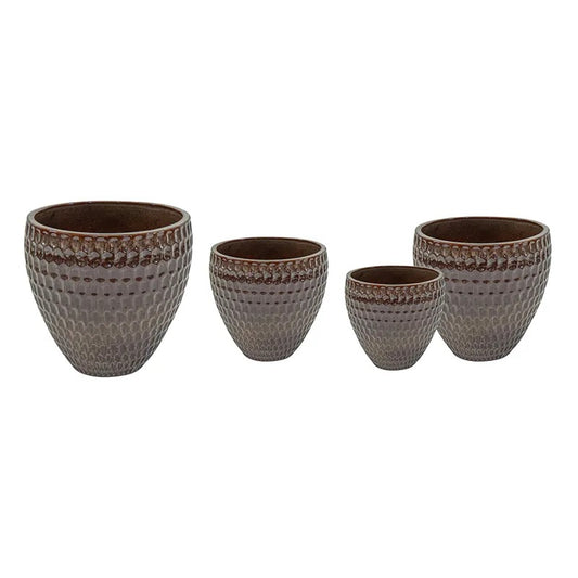 Noble Belly Set Ghiveci Ceramic Clasic Macchiato 30X28-60X56Cm S4